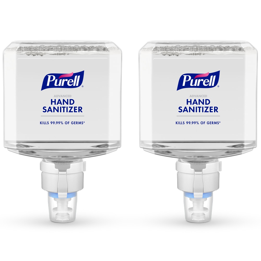 PURELL Advanced Foam Hand Sanitizer Refill, Clean Scent, ES8 Refill, 1200mL, Pack of 2 MPN:7753-02CA