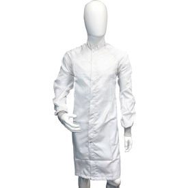 Transforming Technologies TX4000 ESD Cleanroom Apparel Frock 4XL White TX40FRWH08