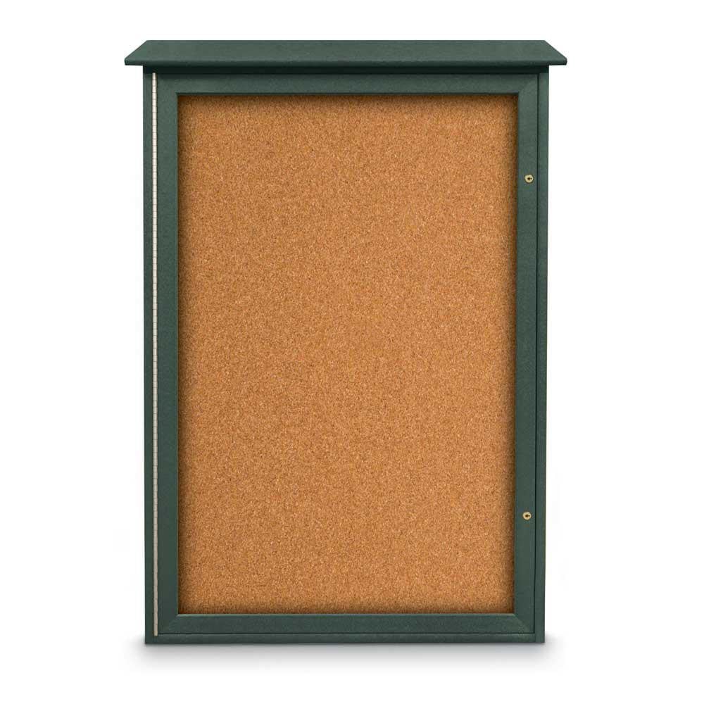 Enclosed Cork Bulletin Board: 48