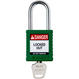 Brady® Safety Lockout Padlock Keyed Different 1-1/2