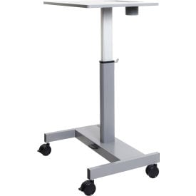 Luxor Mobile Student Sit-Stand Desk - Pneumatic Height Adjustment - 29