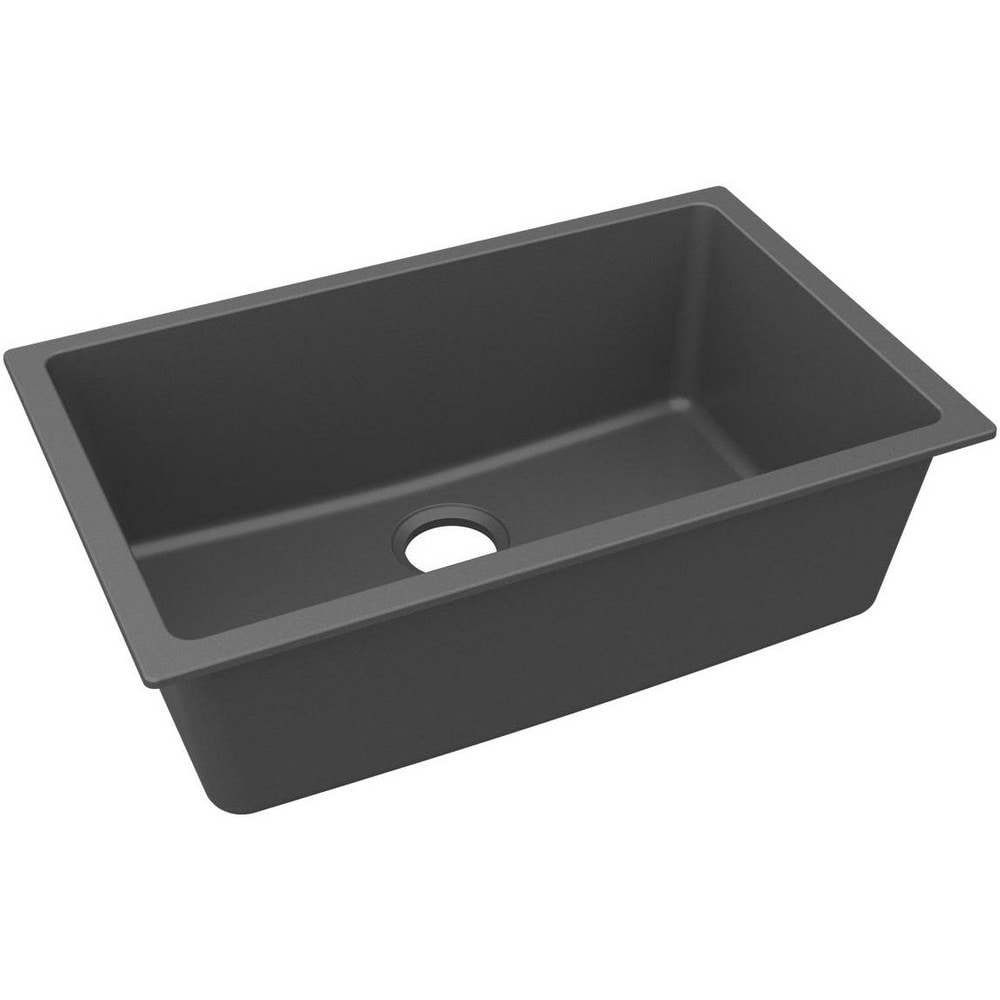 Sinks, Type: Undermount , Mounting Location: Countertop , Number Of Bowls: 1 , Material: Quartz , Faucet Included: No  MPN:ELGRU13022GT0