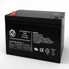 AJC® Universal Power Group Group 24 Gel Patriot Wheelchair Battery 75ah 12V AJC-D75S-B-0-111726