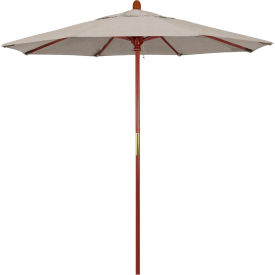 California Umbrella 7.5' Patio Umbrella - Olefin Woven Granite - Hardwood Pole - Grove Series MARE758-F77