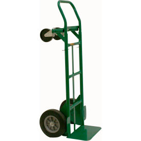 Wesco® Greenline Economical 2 in 1 Truck w/ Solid Rubber Wheels 600 lb. Capacity 16