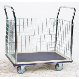 Wesco® Wire Caged Platform Truck 660 lb. Capacity 35