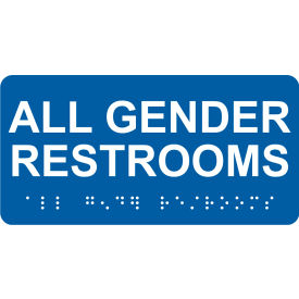 AccuformNMC™ ADA Braille Sign All Gender Restrooms 6