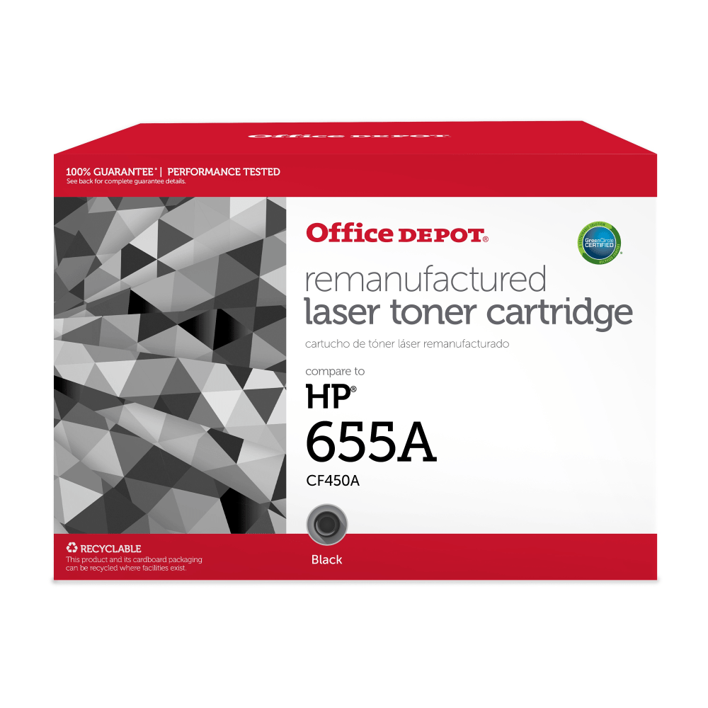 Office Depot Remanufactured Black Toner Cartridge Replacement For HP CF450A, OD655AB MPN:201094P