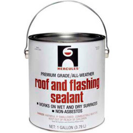 Hercules 25410 Roof & Flashing Sealant Gallon - Pkg Qty 6 25410