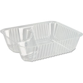 Dart® ClearPac Small Nacho Tray 2 Compartments 6