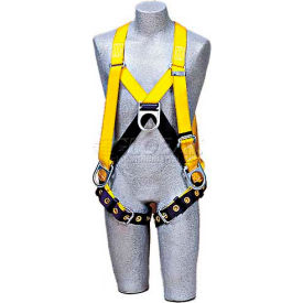 DBI-Sala™ Step-In Style Harness 1102877 Front Back & Side D-Rings Tongue Buckle Legs Large 1102877