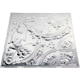 Great Lakes Tin Saginaw 2' X 2' Lay-in Tin Ceiling Tile in Unfinished - Y53-03 Y53-03