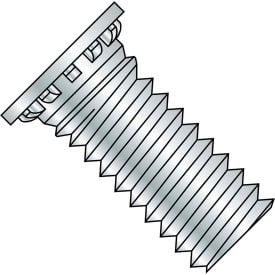 3/8-16X1  Self Clinching Stud Full Thread Hardened Steel Heat Zinc Bake Pkg of 500 3716SCN