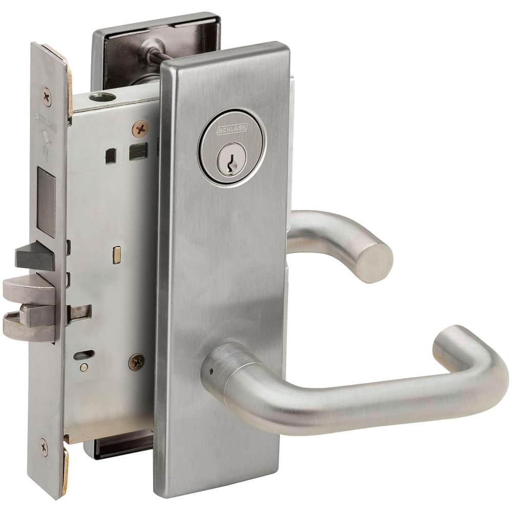 Lever Locksets, Lockset Type: Entrance , Key Type: Keyed Different , Back Set: 2-3/4 (Inch), Cylinder Type: Conventional , Material: Metal  MPN:L9485P 03N 626