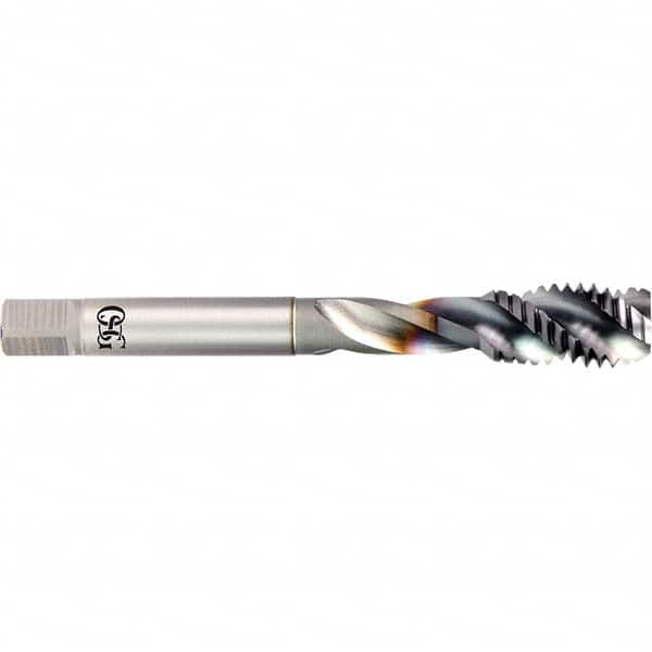 Spiral Flute Tap: #12-32 UNF, 3 Flutes, Bottoming, 2B Class of Fit, Powdered Metal, V Coated MPN:1650510408