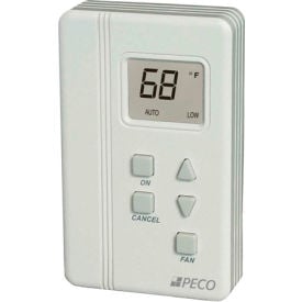 PECO Trane Compatible Zone Sensor SDP155-009 Digital DisplayTemp AdjOnCancelFan(HMLO)Comm Jac 69562