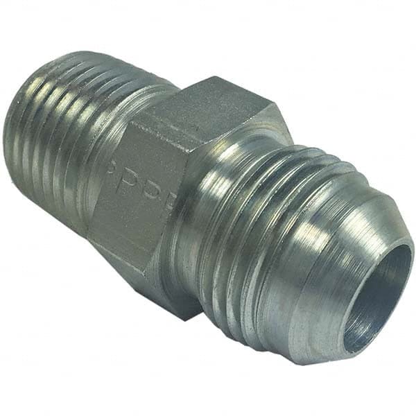 Steel Flared Tube Male Bulkhead Connector: 1/4