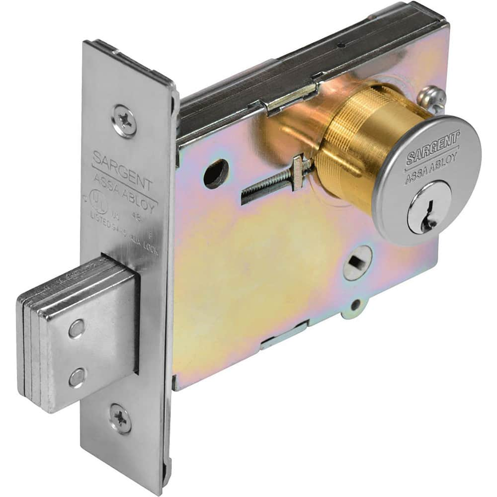 Deadbolts, Deadbolt Type: Deadbolt , Lock Type: Single Cylinder , Key Type: Conventional , Mount Type: Mortise , Material: Metal  MPN:4875 26D