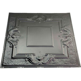 Great Lakes Tin Niagara 2' X 2' Lay-in Tin Ceiling Tile in Argento - Y54-07 Y54-07