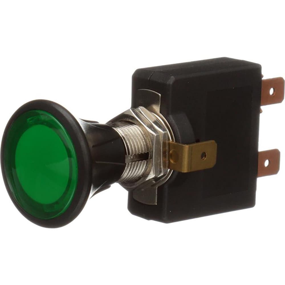 Automotive Switches, Switch Type: Push Pull Switch , Number Of Connections: 2 , Contact Form: SPST , Sequence: On-Off , Amperage: 50  MPN:35-335EP