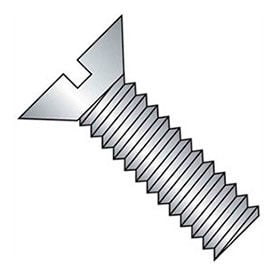 M3 x 0.5 x 4mm Machine Screw - Slotted Flat Head - Steel - Zinc - DIN 125B - Pkg of 100 CHC03004