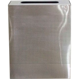 Witt Celestial Series Stainless Steel Rectangular Trash Can 40 Gallon CLRC40-SS