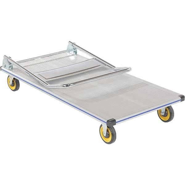 Platform Truck: 2,000 lb Capacity, Steel Deck, 48