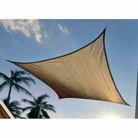 ShelterLogic ShadeLogic®  Sun Shade Sail Square 16 ft. x 16 ft.  Heavyweight Sand 25723