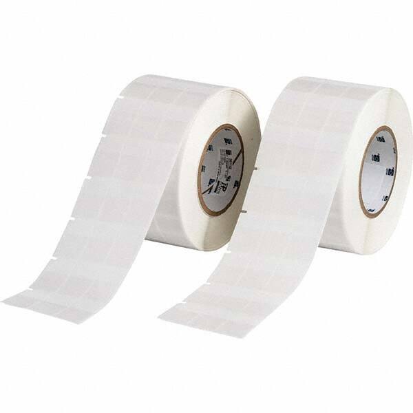 Label Maker Label: Clear & White, Vinyl, 5,000 per Roll MPN:30112