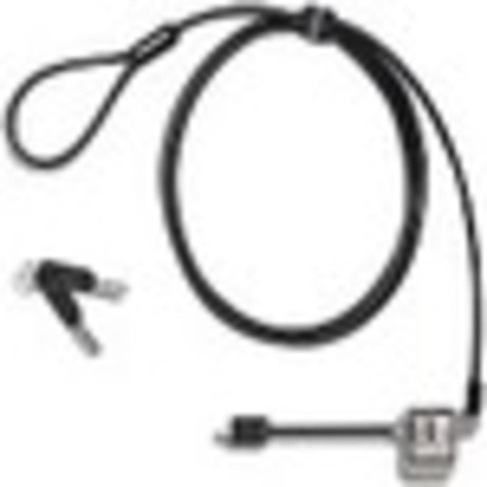 Lenovo Kensington MiniSaver Cable Lock - Keyed Lock - Steel - 6 ft - For Tablet, Notebook, Desktop Computer, Monitor, Docking Station (Min Order Qty 2) MPN:4X90H35558