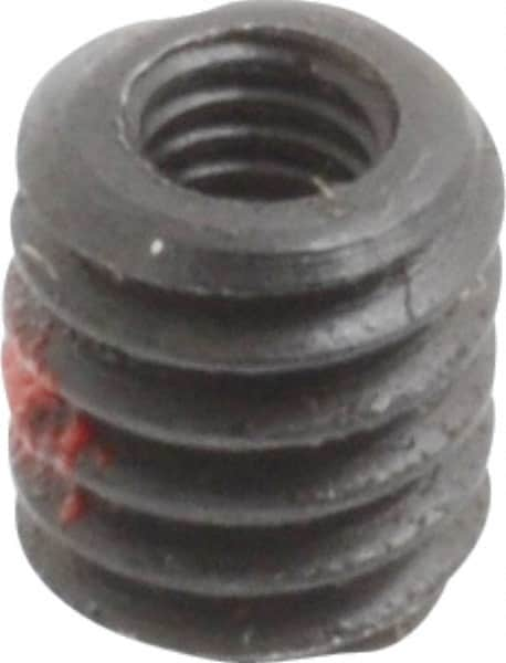 Thread Locking Insert: M3 x 0.5 Internal Thread, #12-24 External Thread, Metric Coarse, 1/4