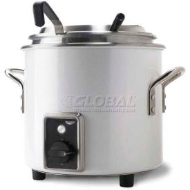 Vollrath® Retro Stock Pot Kettle Rethermalizer 7217750 7 Quart Pearl White Finish 7217750