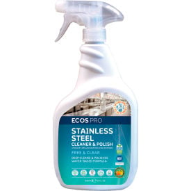 ECOS® Pro Stainless Steel Cleaner 32 oz. Trigger Spray Bottle 6 Bottles - PL9330/6 PL9330/6