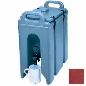 Cambro 250LCD402 - Camtainer Beverage Carrier Insulated 2-1/2 Gal. 16-1/2x9x18-3/8 Brick Red 250LCD402