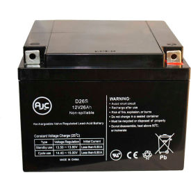 AJC® Interstate DCM0026 12V 26Ah Wheelchair Battery AJC-D26S-M-0-127453