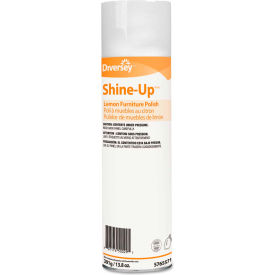 Diversey Shine-Up Furniture Cleaner Lemon 13.8 oz. Aerosol Can 12 Cans - 95765571 DVO5765571