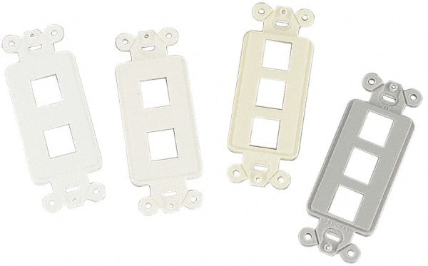 Wall Plates, Wall Plate Type: Outlet Wall Plates , Color: Light Almond , Wall Plate Configuration: Port , Finish: Smooth , Material: Thermoplastic  MPN:NS612LA