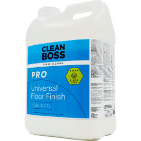 CleanBoss Pro High Gloss Universal Floor Finish Unscented 2.5 Gallon Bottle 2/Case 12060046