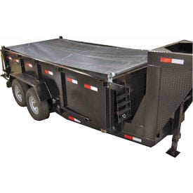 Buyers Aluminum Tarp System with Solid Vinyl Tarp 7-1/2 Ft. x 15 Ft. - DTR7515S DTR7515S