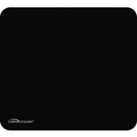 Compucessory 23617 Economy Mouse Pad Non-Skid Rubber Base Black 23617