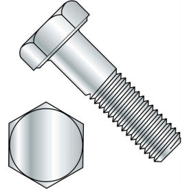 Hex Head Cap Screw - M10 x 1.0 x 80mm - Steel - Zinc Clear - Class 8.8 - DIN 960 - Pkg of 5 AAW10080FMC