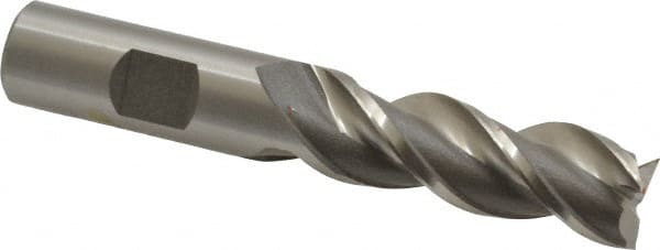 Square End Mill: 5/8'' Dia, 1-5/8'' LOC, 5/8'' Shank Dia, 3-7/8'' OAL, 3 Flutes, Powdered Metal MPN:C40082