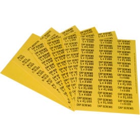 Durham Pressure Sensitive Labels 375-D706 - For Horizontal Drawer Cabinets - SAE Cap Screw Sets - Pkg Qty 6 375-D706