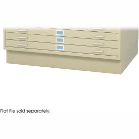 Safco® Closed Flat File Cabinet Base For 4996 and 4986 46-3/8