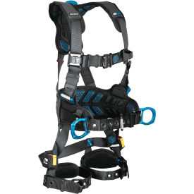 FallTech® FT-One Full Body 3D Belted Harness Quick Connect Chest & Tongue Buckle Legs XL - Pkg Qty 2 8127BXL