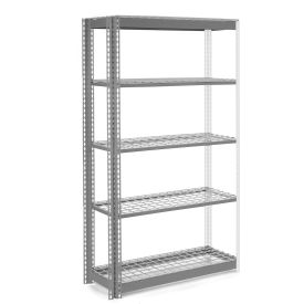 GoVets 5 Shelf Standard Duty Boltless Shelving Add On 48