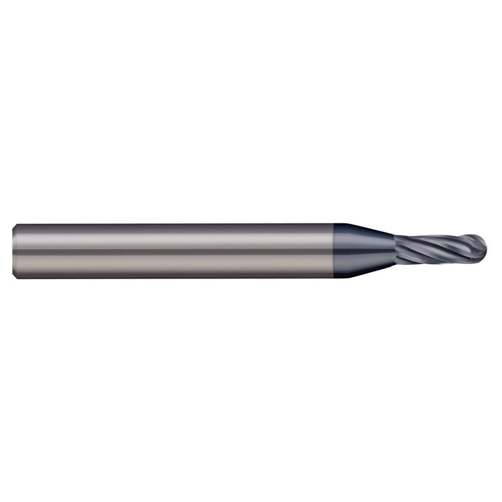 Ball End Mills, Mill Diameter (Inch): 7/64 , Mill Diameter (Decimal Inch): 0.1090 , Number Of Flutes: 6 , End Mill Material: Solid Carbide  MPN:763502-C6