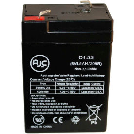 AJC® Tork UB645 - 6V 4.5AH SLA Battery 6V 4.5Ah Emergency Light Battery AJC-C4.5S-E-0-119606