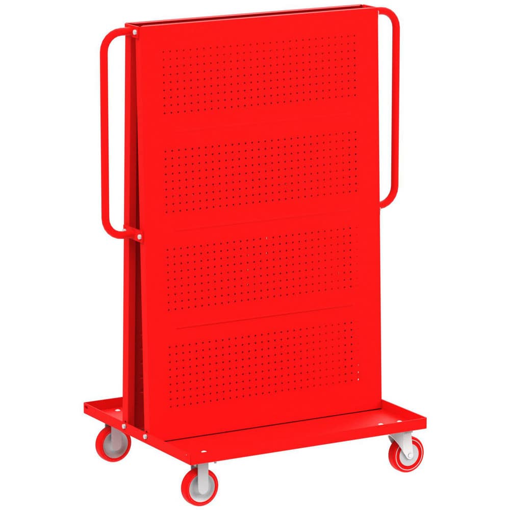 Mobile Work Stands, Stand Type: Mobile A-Frame Lean Tool Cart , Stand Style: A-Frame , Brake Type: Wheel Brake , Leg Style: Fixed , Load Capacity: 1000  MPN:F89547R