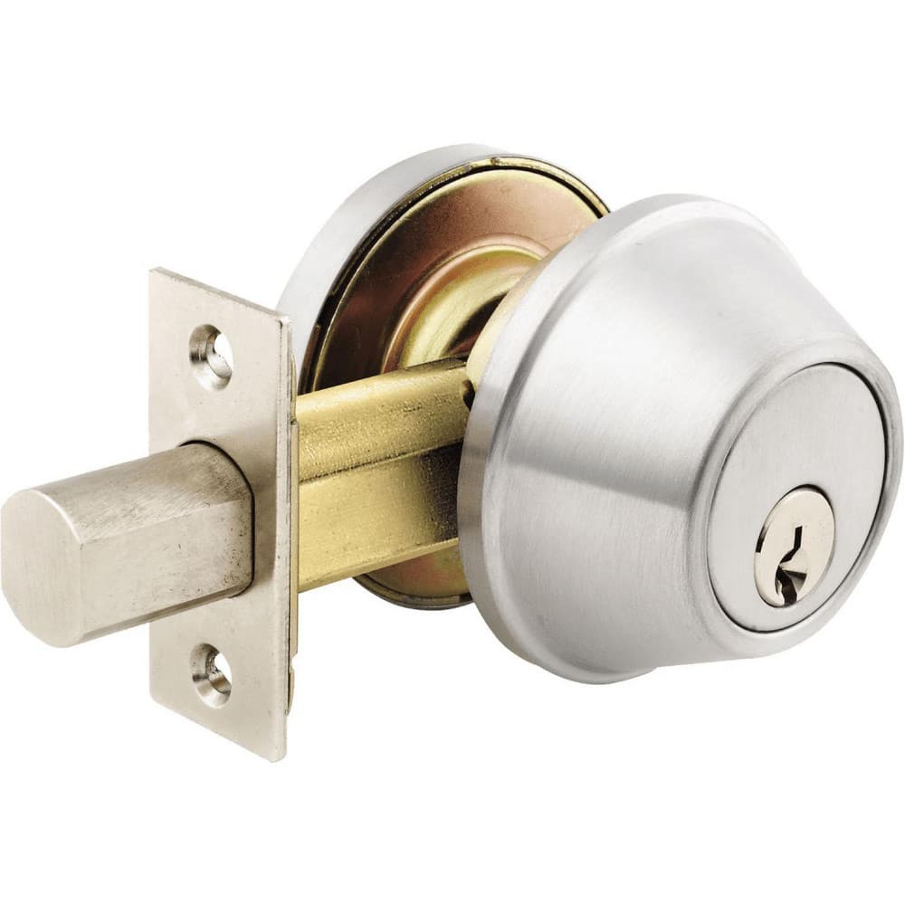 Deadbolts, Deadbolt Type: Deadbolt , Lock Type: Single Cylinder , Key Type: Schlage C , Mount Type: Through Hole , Material: Metal  MPN:D61 26D CS